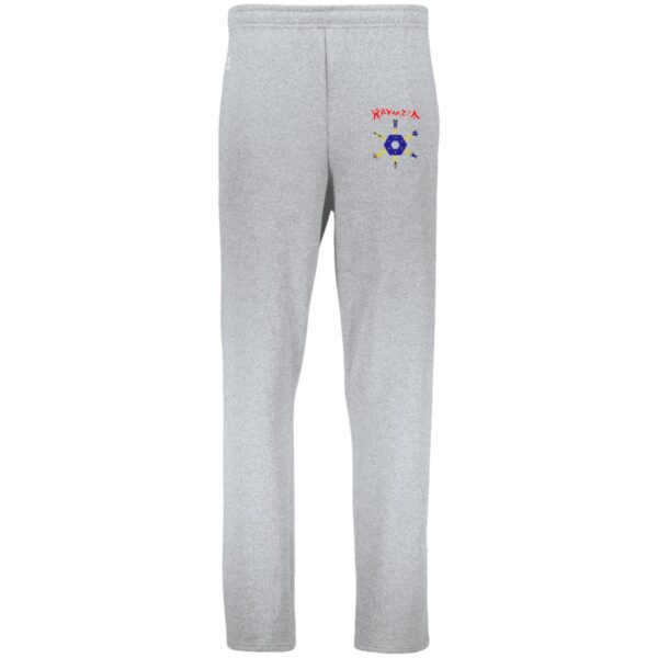 596HBM Dri-Power Open Bottom Pocket Sweatpants - Image 3