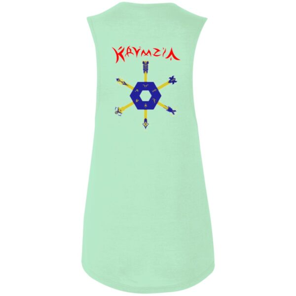 B8803 Ladies' Flowy Muscle Tank - Image 4