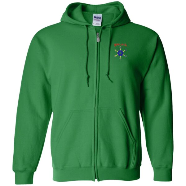 G186 Zip Up Hooded Sweatshirt - Image 11