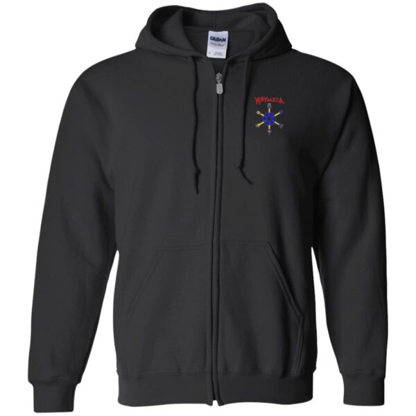 G186 Zip Up Hooded Sweatshirt - Image 3