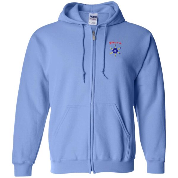 G186 Zip Up Hooded Sweatshirt - Image 9