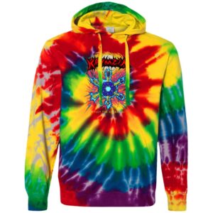 CD877 Unisex Tie-Dyed Pullover Hoodie