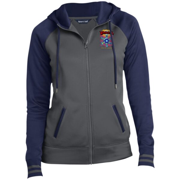 LST236 Ladies' Sport-Wick® Full-Zip Hooded Jacket - Image 3