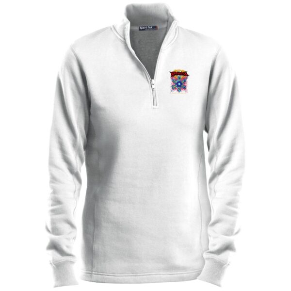 LST253 Ladies 1/4 Zip Sweatshirt - Image 3