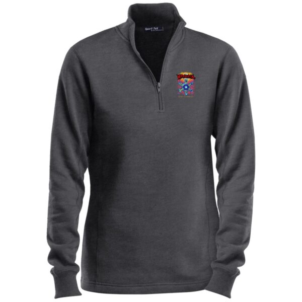 LST253 Ladies 1/4 Zip Sweatshirt - Image 6