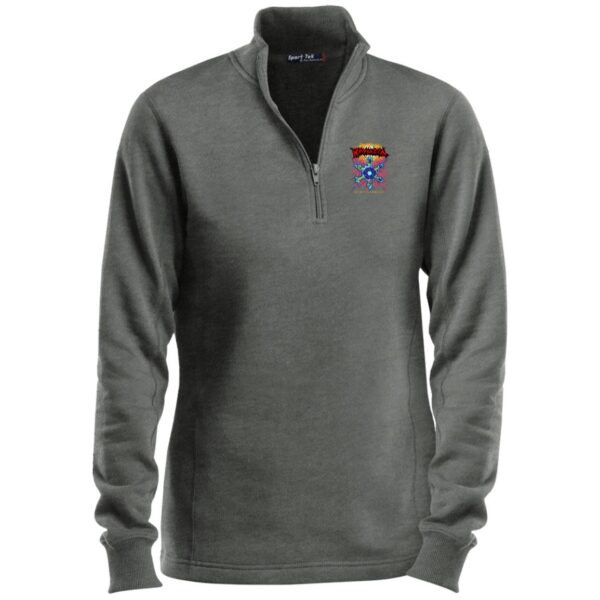 LST253 Ladies 1/4 Zip Sweatshirt - Image 7