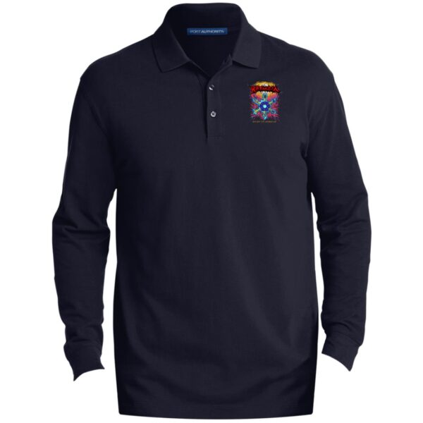 K8000LS Men's EZCotton™ Long Sleeve Polo - Image 2