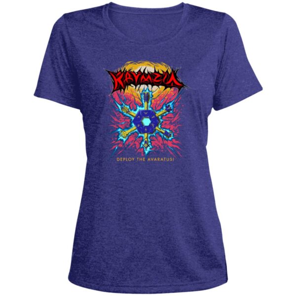 LST360 Ladies' Heather Scoop Neck Performance Tee - Image 2